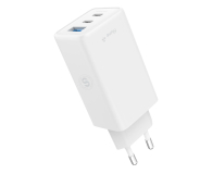 Hune Ładowarka sieciowa GaN 65W 2x USB-C+USB-A Snow White - 1370700 - zdjęcie 2